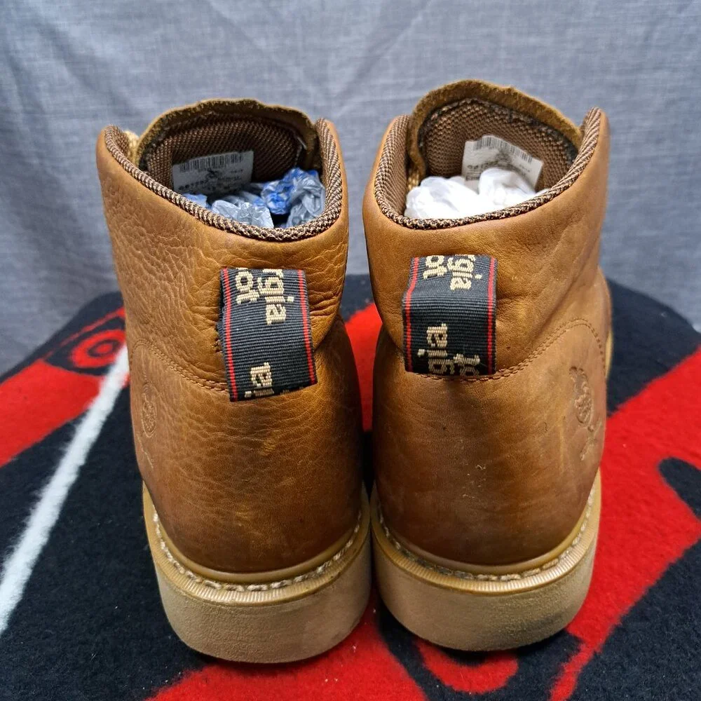 %Size 12 Georgia Boots Men Barracuda SPR Wedge Chukka Work Boots D1